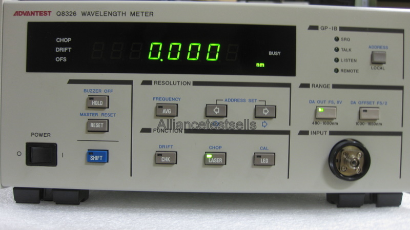 Advantest Q8326 - Optical Wavelength Meter | Alliance Test Equipment